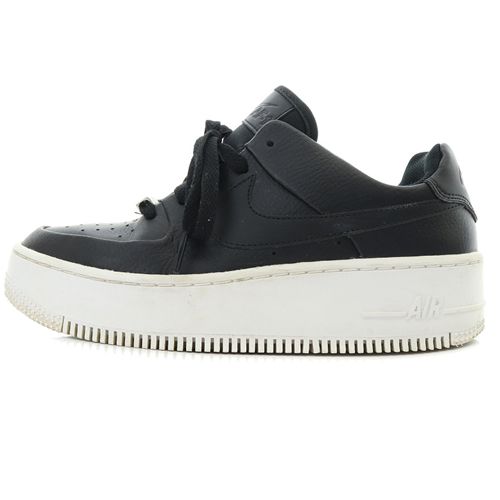 ナイキ NIKE Air Force 1 Sage Low Black White エアフォース1 セージ ロー ブラック ホワイト スニーカー  US7 24cm 黒