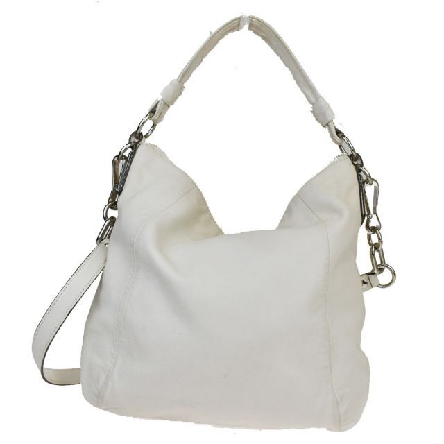 COACH コーチ ショルダーバッグ ソーホー シグネチャー ホワイト