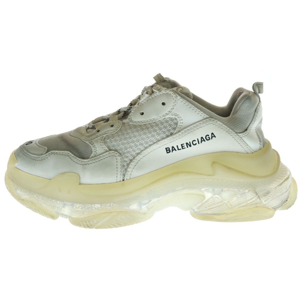 BALENCIAGA Triple S クリアソール スニーカー 60mm 高品質 ロゴ BALENCIAGA】トリプル S トレーナー クリアソール スニーカー