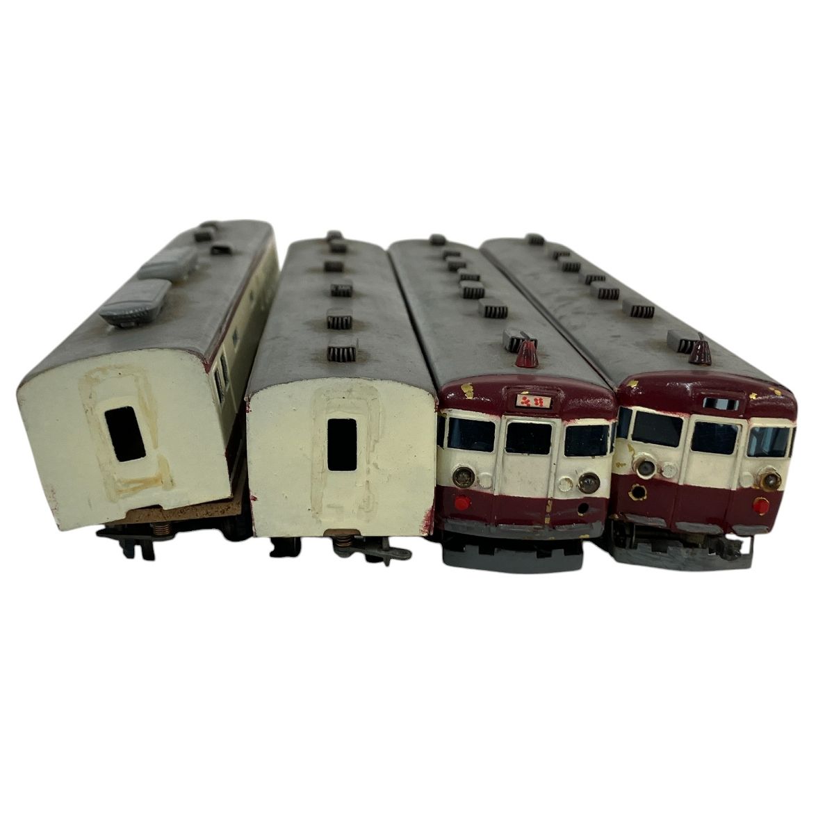 メーカー不明 国鉄 475系 急行電車 4両セット キット組立 HO
