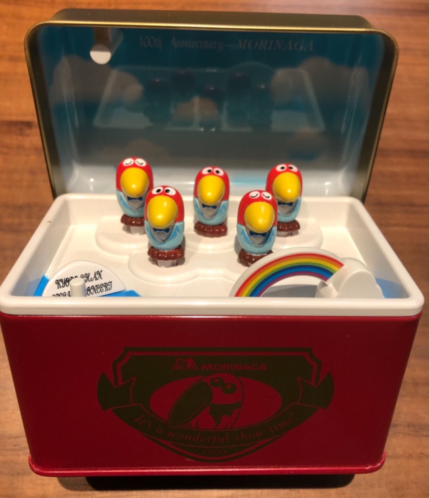 幻逸品森永チョコボール100周年天使のキョロちゃんオルゴール金のエンゼル ☆幻逸品☆森永チョコボール100周年☆天使のキョロちゃんオルゴール