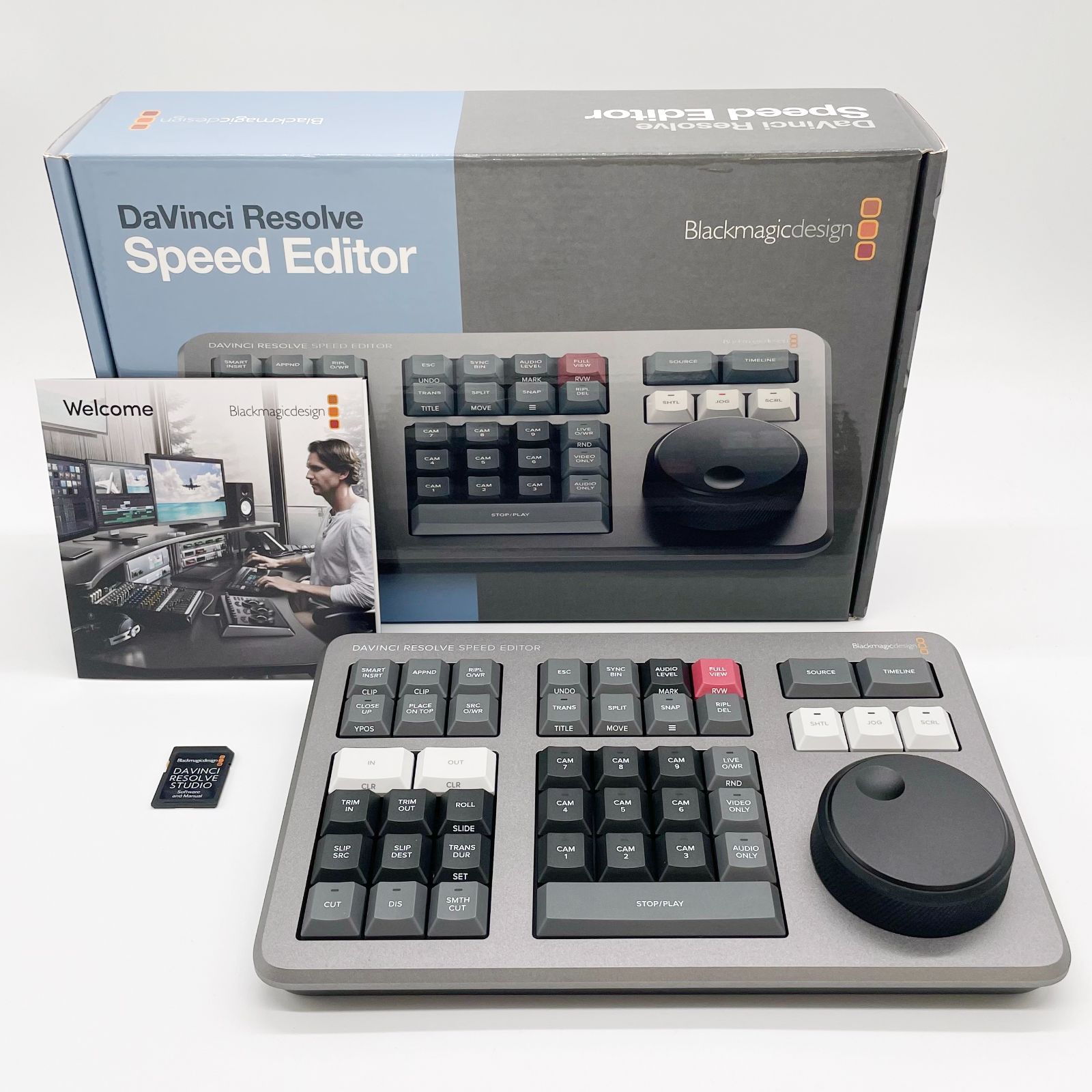 □元箱付きのほぼ新品□ Blackmagic Design ブラックマジック デザイン Davinci Resolve Speed Editor  Davinci Resolve 17 Studio アクティベーションカードセット - メルカリ