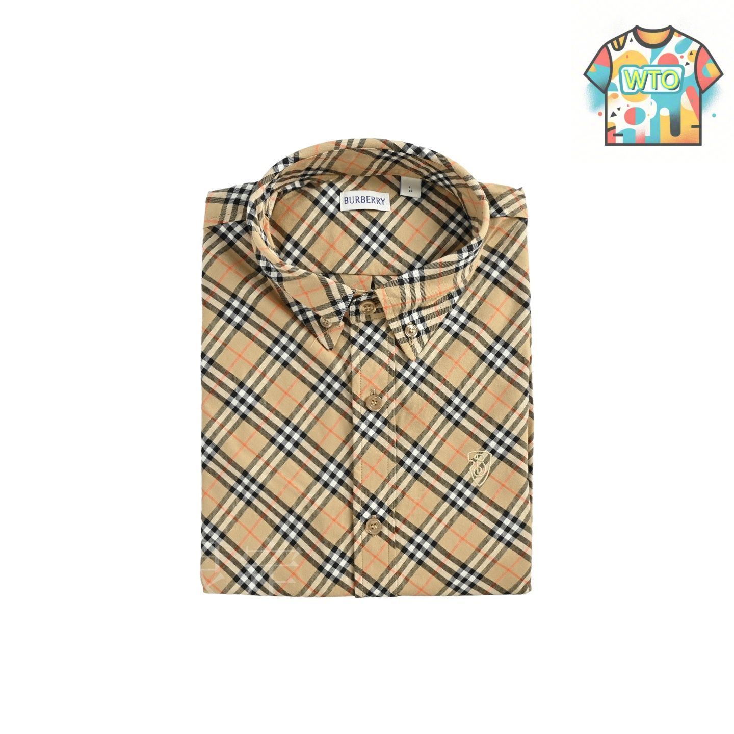 BURBERRY 薄紫 チェック柄 Tシャツ 10Y　140cm BURBERRY 薄紫 チェック柄 Tシャツ 10Y 140cm