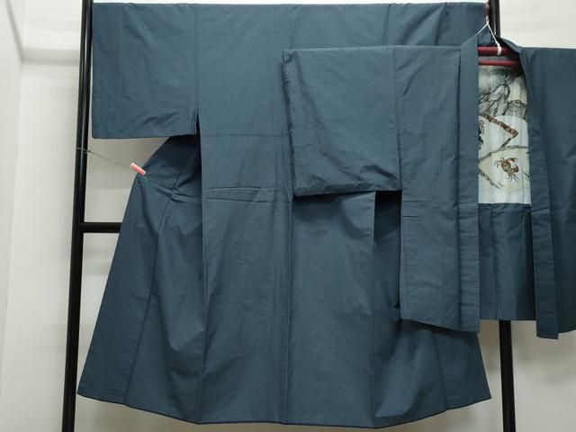 平和屋着物●男性 本場大島紬 アンサンブル 吉祥文 正絹 CAAZ0916vf