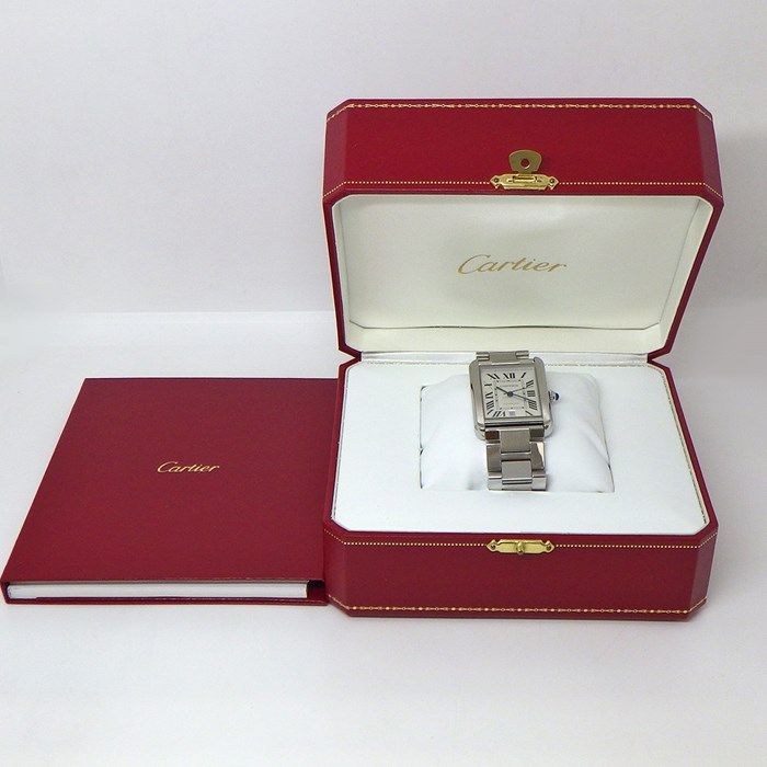 カルティエ Cartier 腕時計 タンク ソロ XL W5200028 デイト ローマン