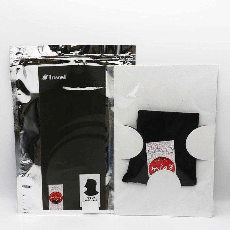 インヴェル Invel MIG3 ビジャブ ブラック mig3 SCARF HIJAB SUMMER FEMALE ワンサイズ ブラック 外袋に記載なし MR7-09-174