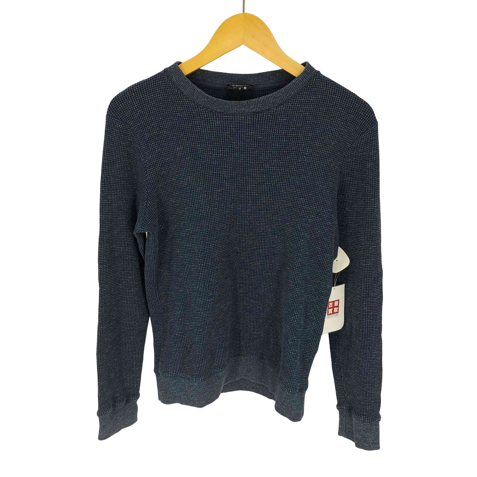 アーペーセー A.P.C. リブ切替 クルーネック サーマル カットソー 