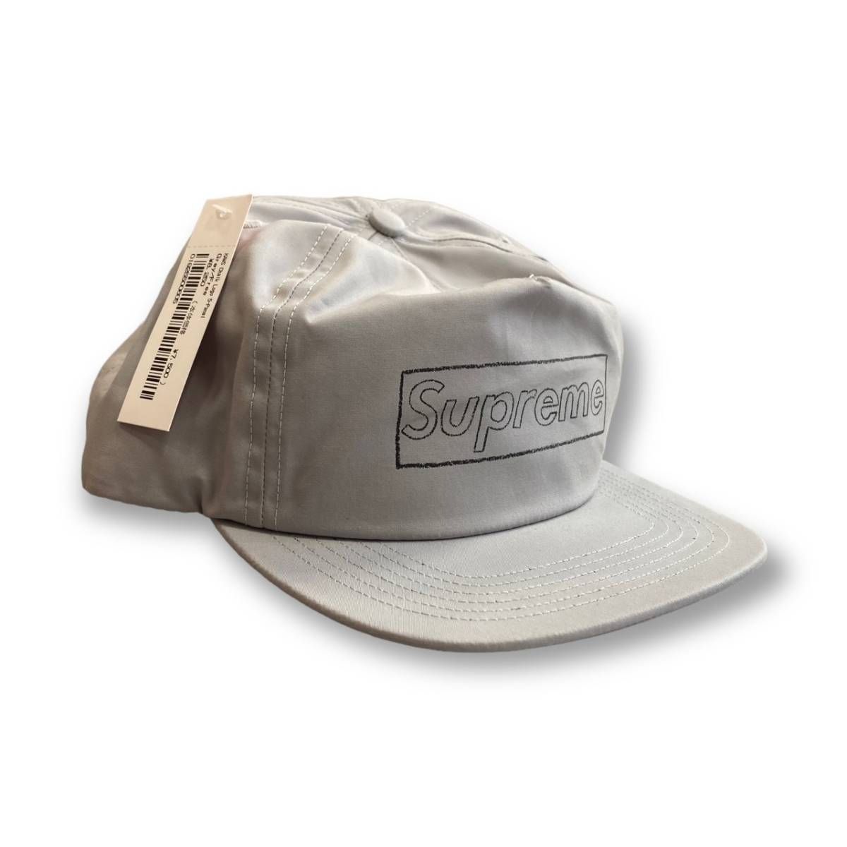 Supreme KAWS Chalk Logo 5-Panel CAP GreyKAWS