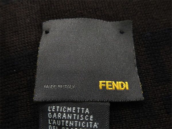 FENDI FFロゴ マフラー ベージュ・ブラウン リバーシブル 楽天