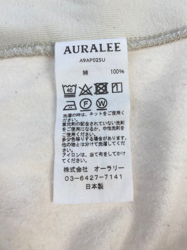 【タグ付き未使用】AURALEE オーラリー 短丈 スウェット AURALEE 25SS-SPONGE WOOL TWILL ZIP BLOUSON [TOP CHARCOAL]