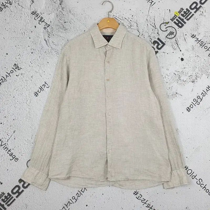 DAKS(ダックス) DAKS LEGGIUNO 麻 シャツ ベージュ 1100081