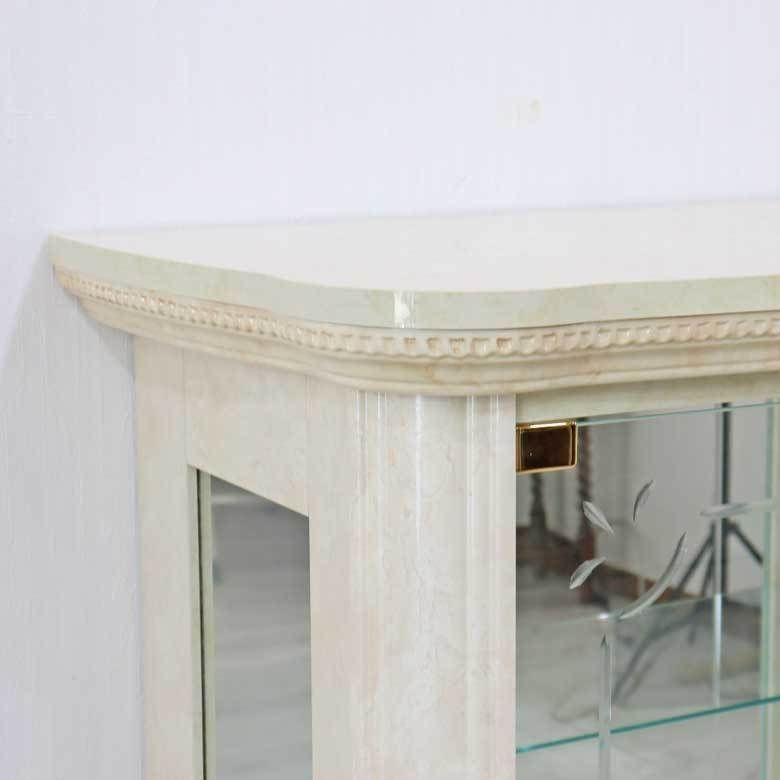 サルタレッリ アマルフィ 2ドア スモールキュリオケース アイボリー