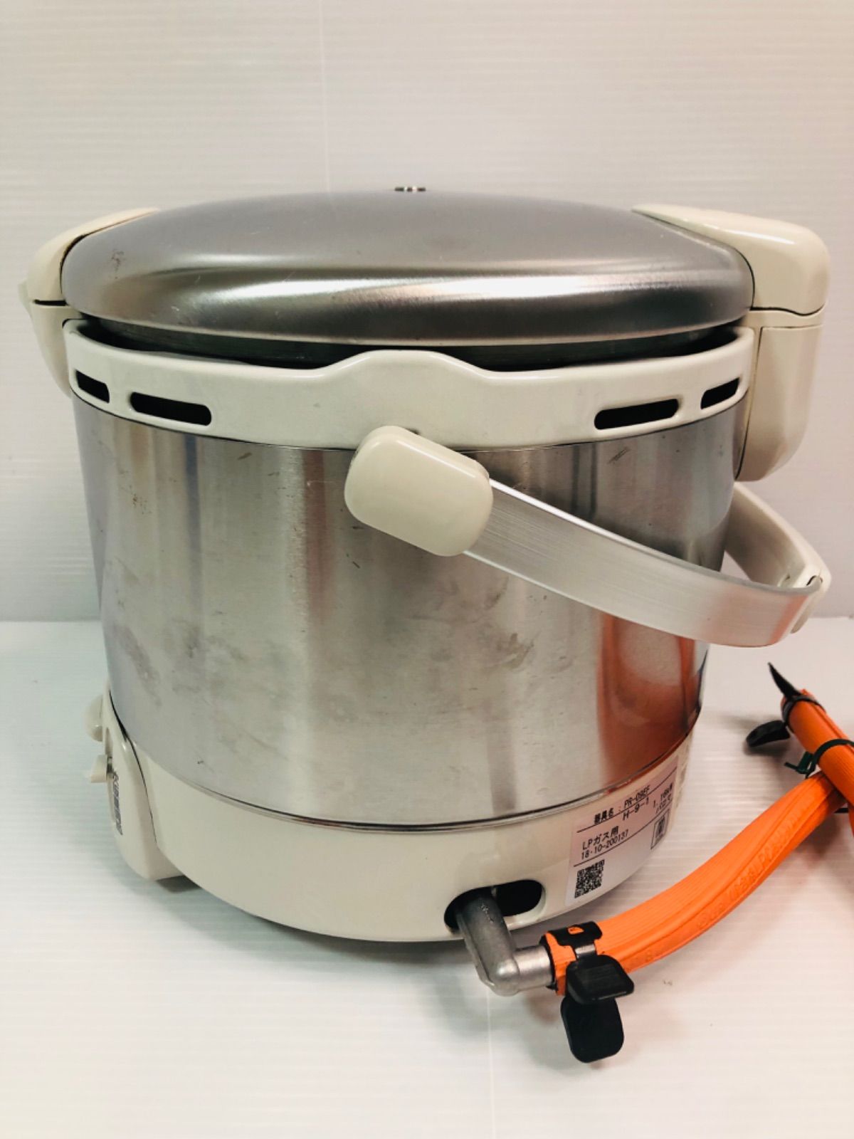 パロマ ガス炊飯器 PR-18EF (2〜10合炊き) ホワイト 高さ282×幅300×奥行322 (mm) - 4