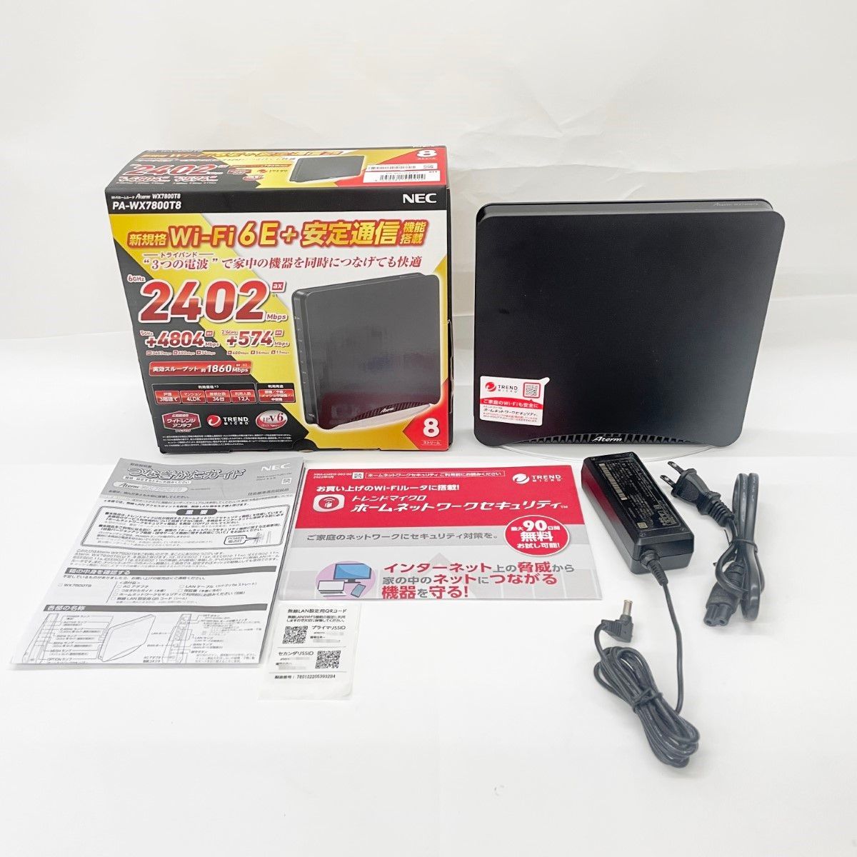 NEC WX7800T8 ルーター 商品の状態 【公式通販】