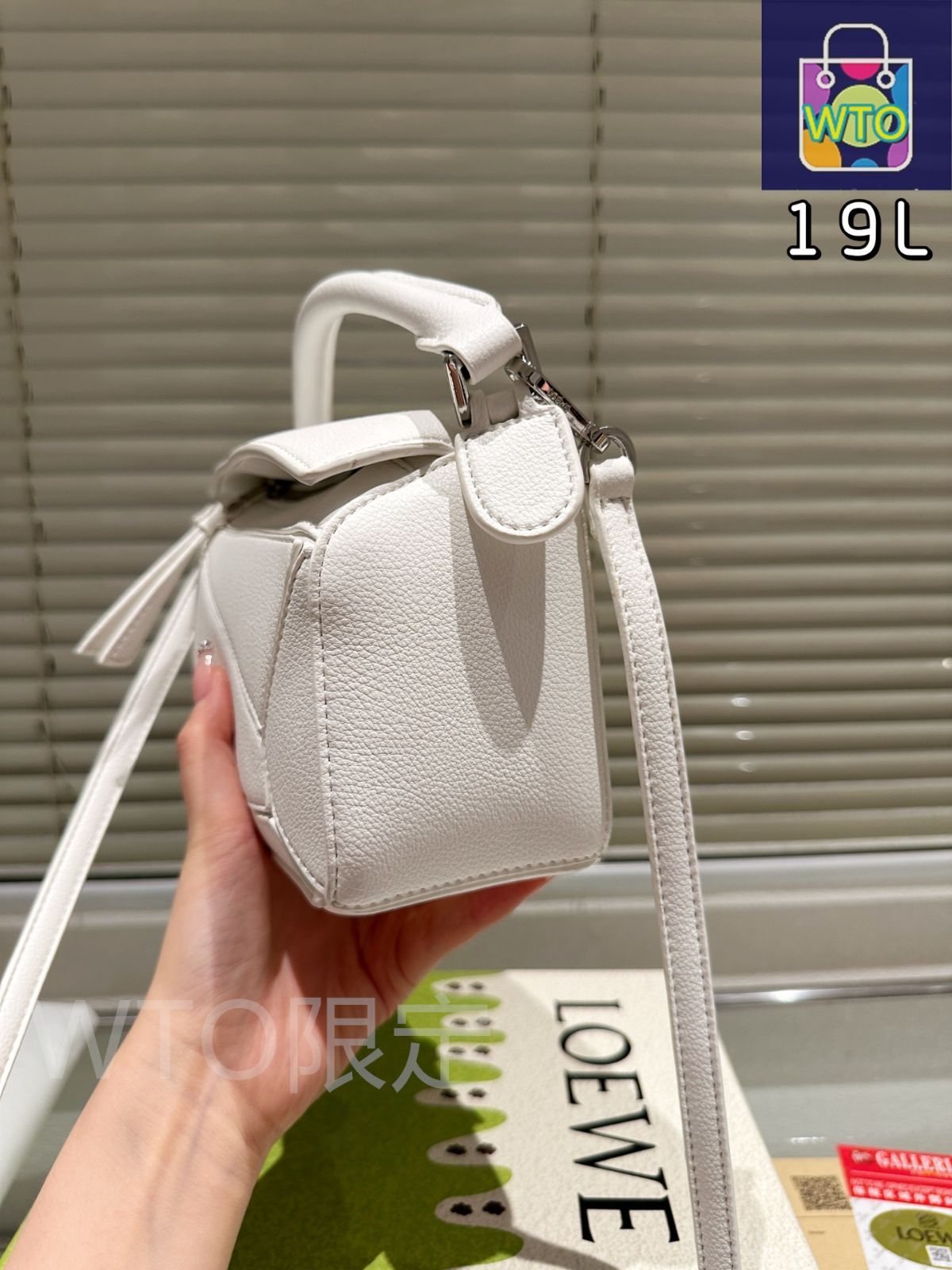 LOEWE ジオメトリックショルダーバッグ LOEWE ジオメトリックデザイン ショルダーバッグ - メルカリ