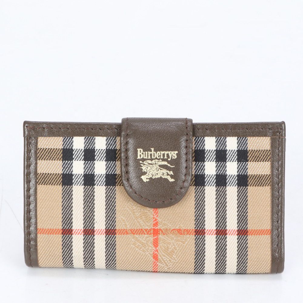 【新品未使用】バーバリーズ 4連キーケース ノバチェック キャンバス BURBERRY バーバリー 4連キーケース ノバチェック