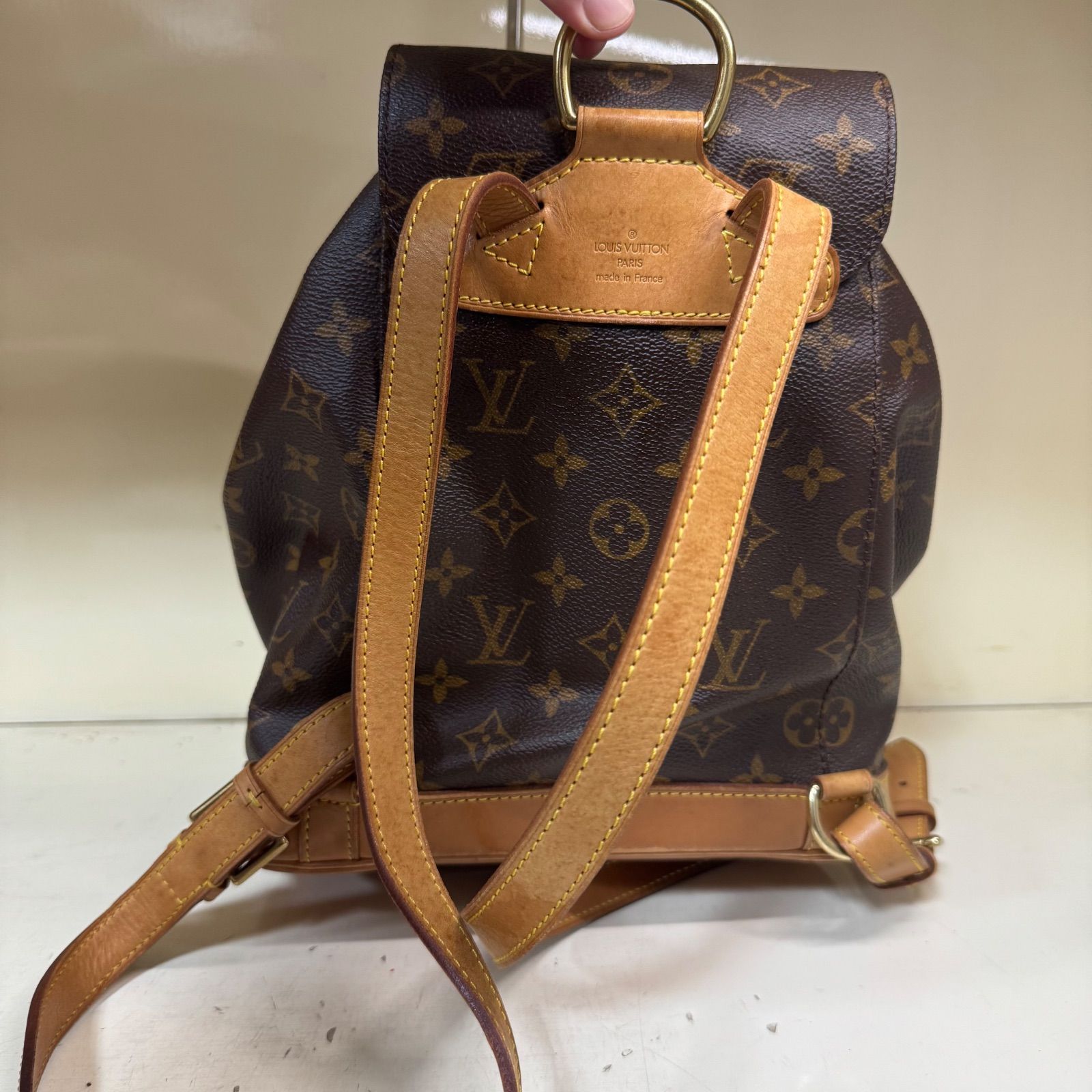 ルイ・ヴィトン LOUIS VUITTON モンスリMM モノグラム リュックサック 