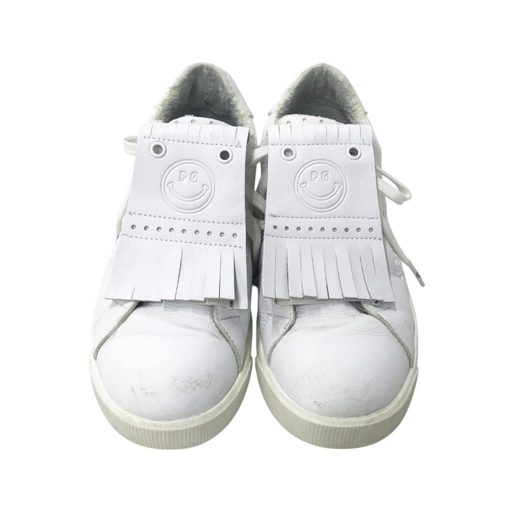 PEARLY GATES パーリーゲイツ 053-3192302 モデル 2 WAY ローカットゴルフシューズ ニコちゃん ホワイト系 24 cm ゴルフウェア レディース ストスト