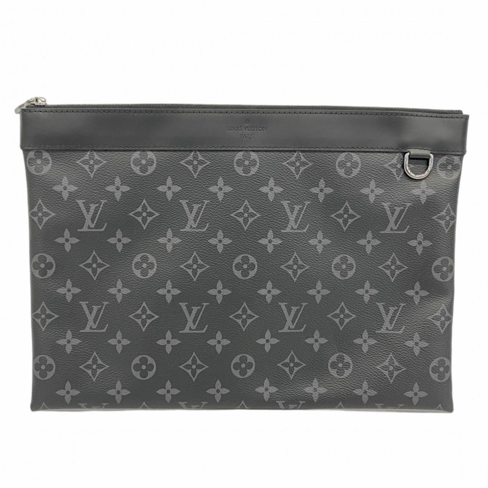 ルイ ヴィトン Louis Vuitton ルイ ヴィトン クラッチバッグ モノグラム エクリプス ポシェットディスカバリー M62291 ブラック グレーメンズ