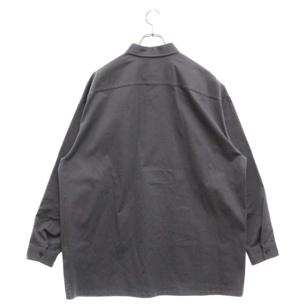 PRADA プラダ SC611 Triangle Logo L/S Shirt PRADA Long Sleeve Shirt 22SS Triangle Logo L S M Cotton Blue