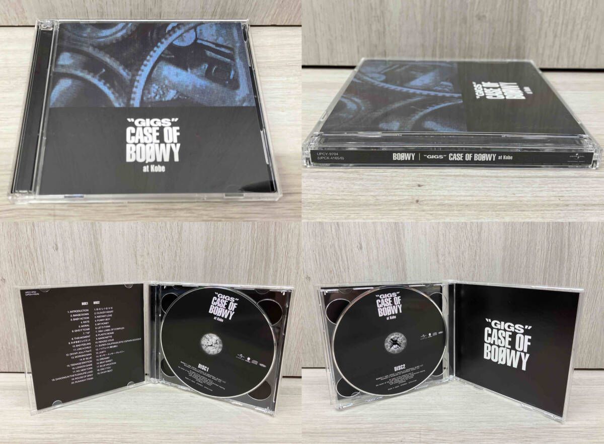 BOΦWY CD 'GIGS' CASE OF BOφWY-THE ORIGINAL-(完全限定盤