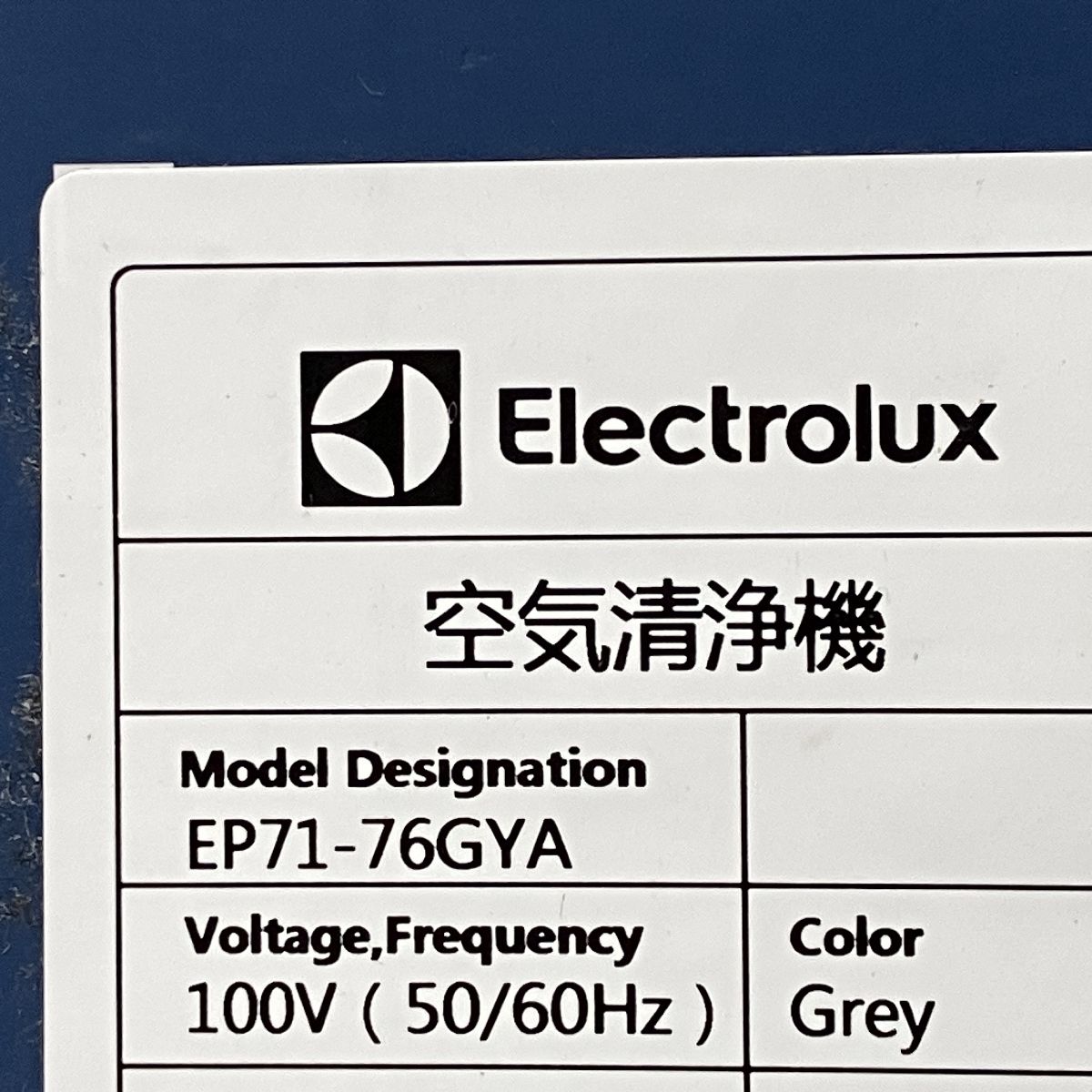 Electrolux EP71-76GYA Pure A9.2 空気清浄機 家電 ♥ F10207366 WWW_KANDAIZUMI_COM