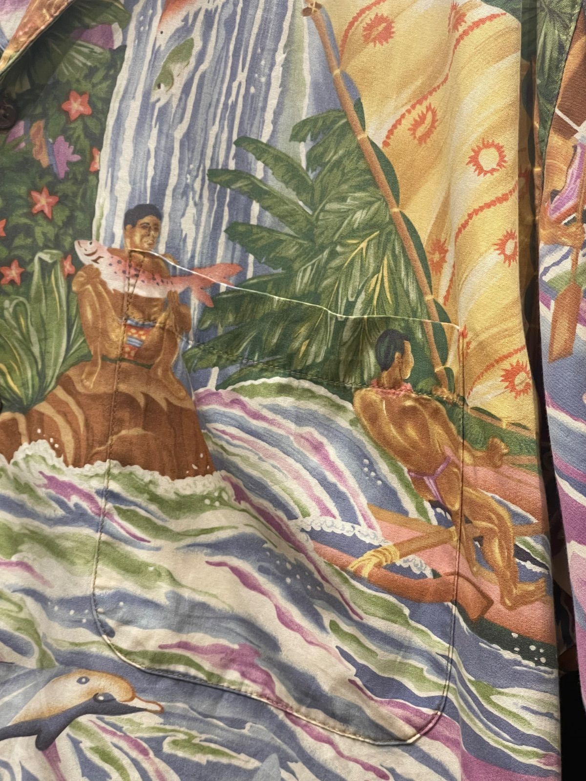 pataloha パタロハ メニュー柄 1994年 patagoniaパタゴニア pataloha / 1994年製 】 メニュー柄 patagonia パタゴニア