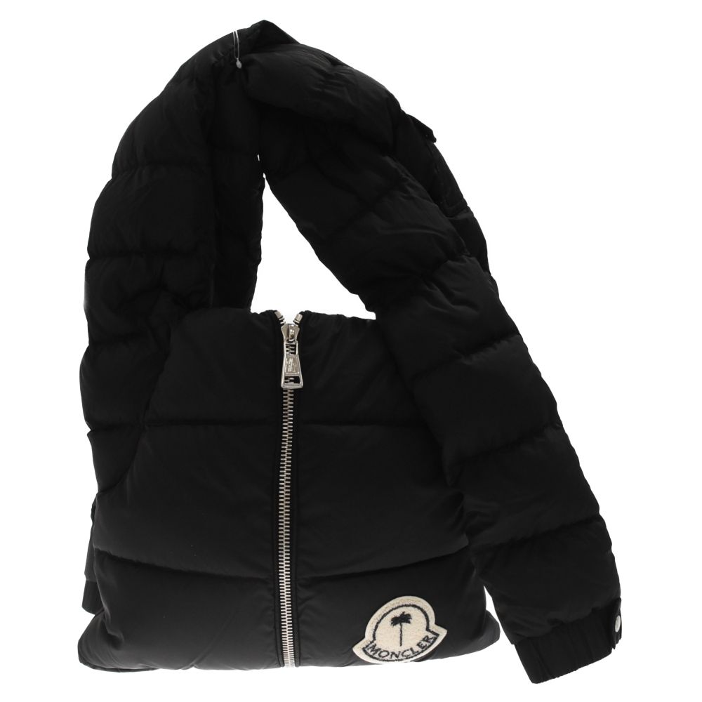 MONCLER (モンクレール) ×Palm Angels Quilted Nylon Shoulder Bag G209L5D50000 パームエンジェルス ナイロンショルダーバッグ ブラック