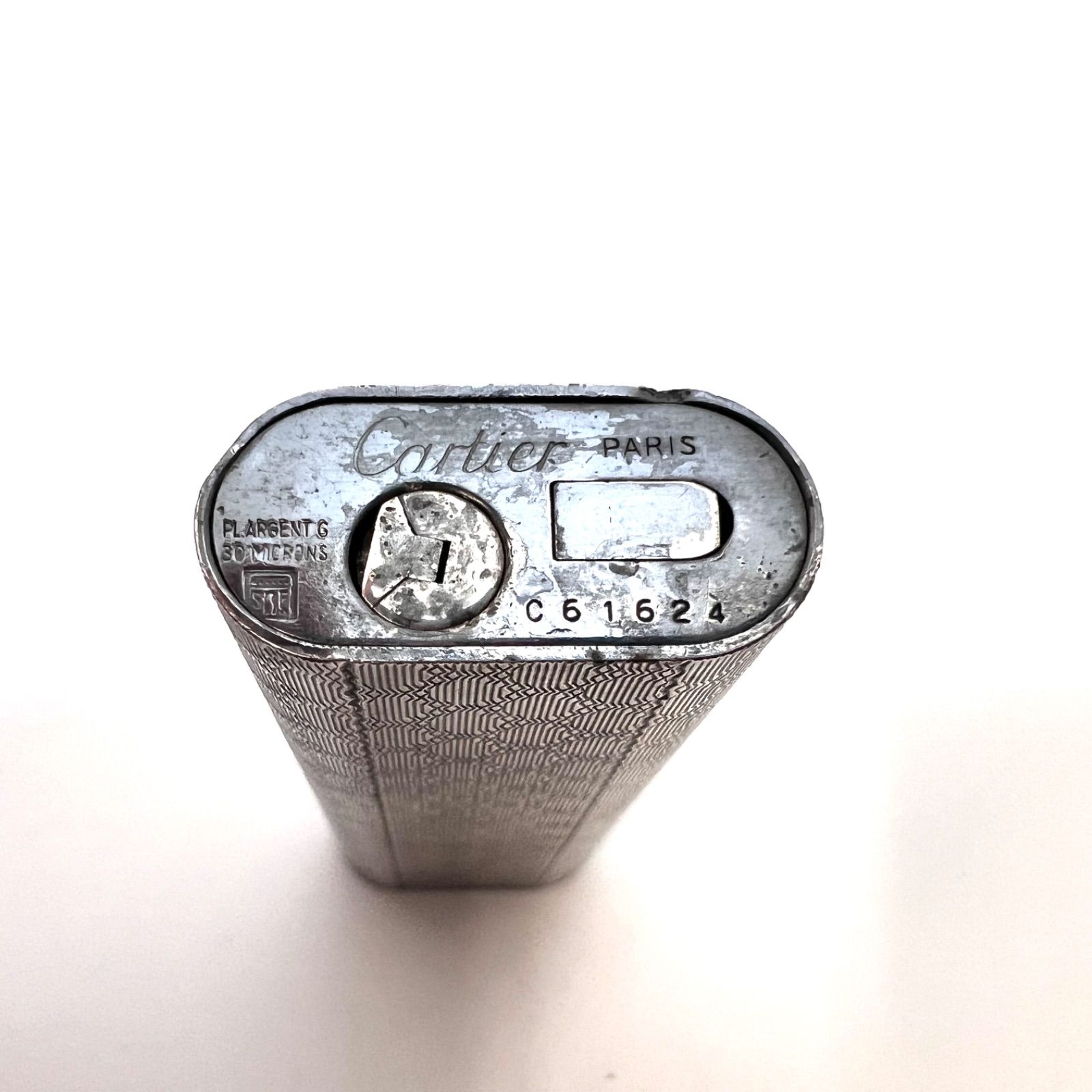 カルティエ＊ Cartier ライターガスライター シルバーカラー 喫煙具