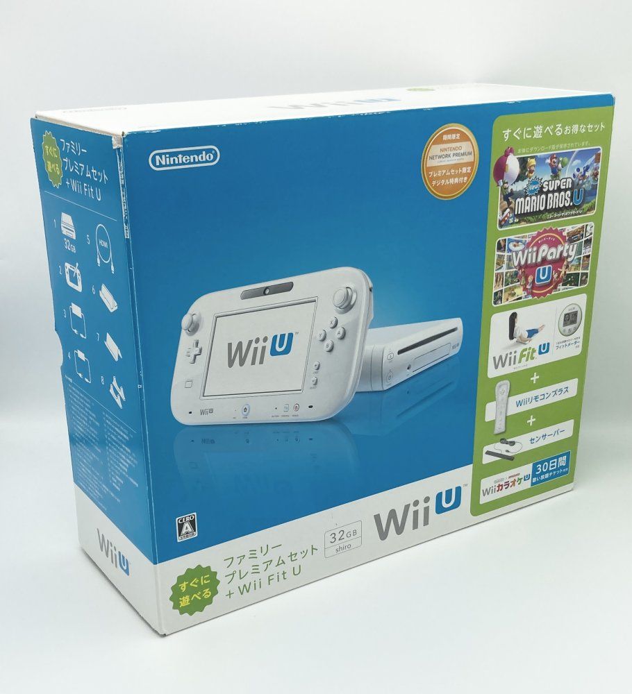 中古 Wii U すぐに遊べるファミリープレミアムセット+Wii Fit U