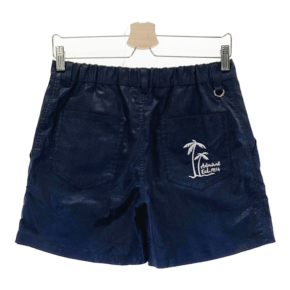【値下げ】新品 Admiral ショートパンツ M ネイビー サイズ：M ADMIRAL アドミラル ショートパンツ 総柄 ネイビー系