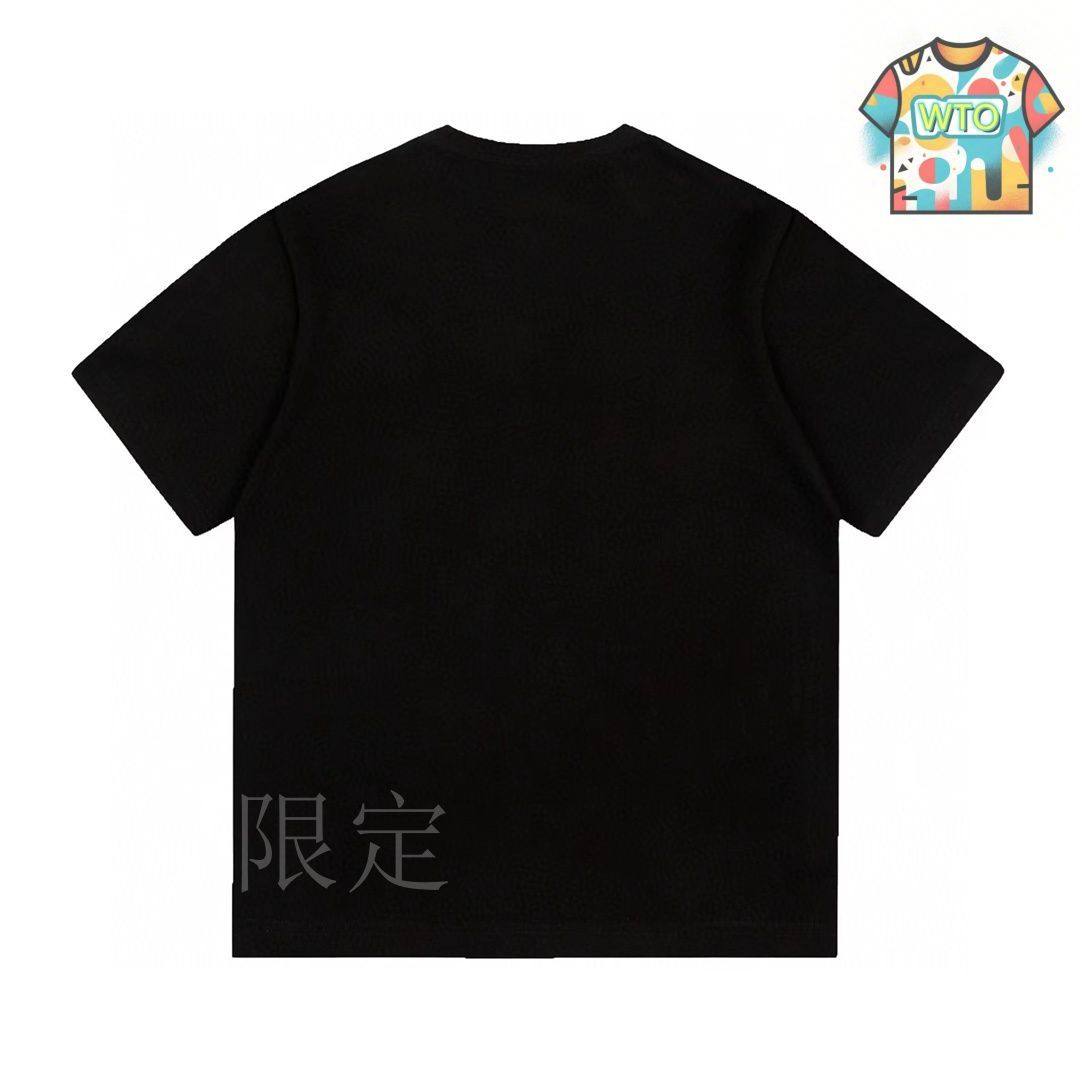 最終お値下げ！BURBERRY Tシャツ ② 今日特価】Burberry / バーバリー 25ss 襟元ライダーロゴ T