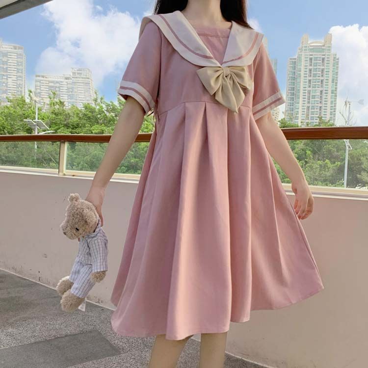 ワンピース型セーラー服 楽天市場】キッズ ワンピース セーラーワンピース マリン
