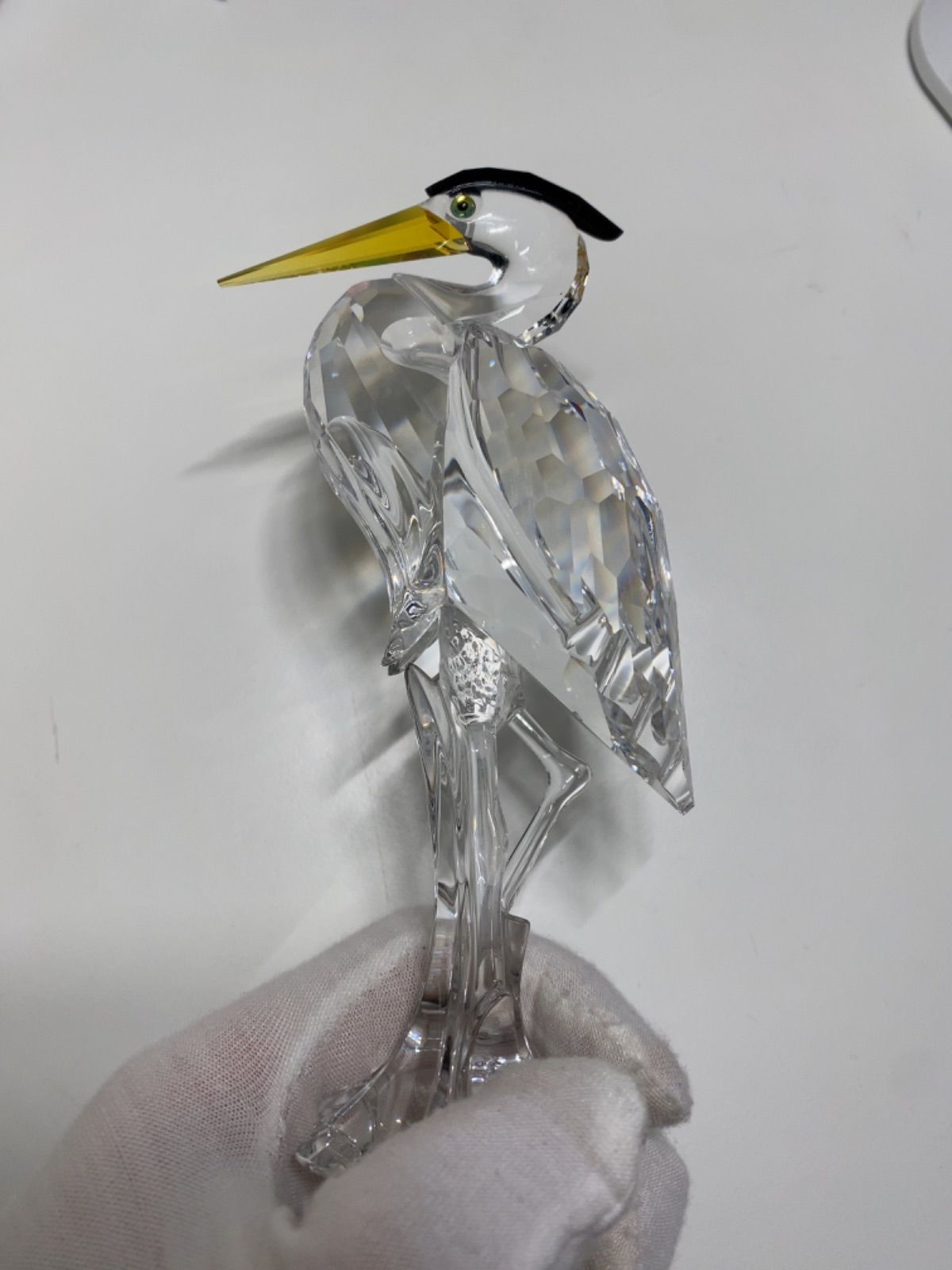 スワロフスキー　SWAROVSKI サギ　クリスタルガラス スワロフスキー SWAROVSKI サギ クリスタルガラス SWAROVSKI