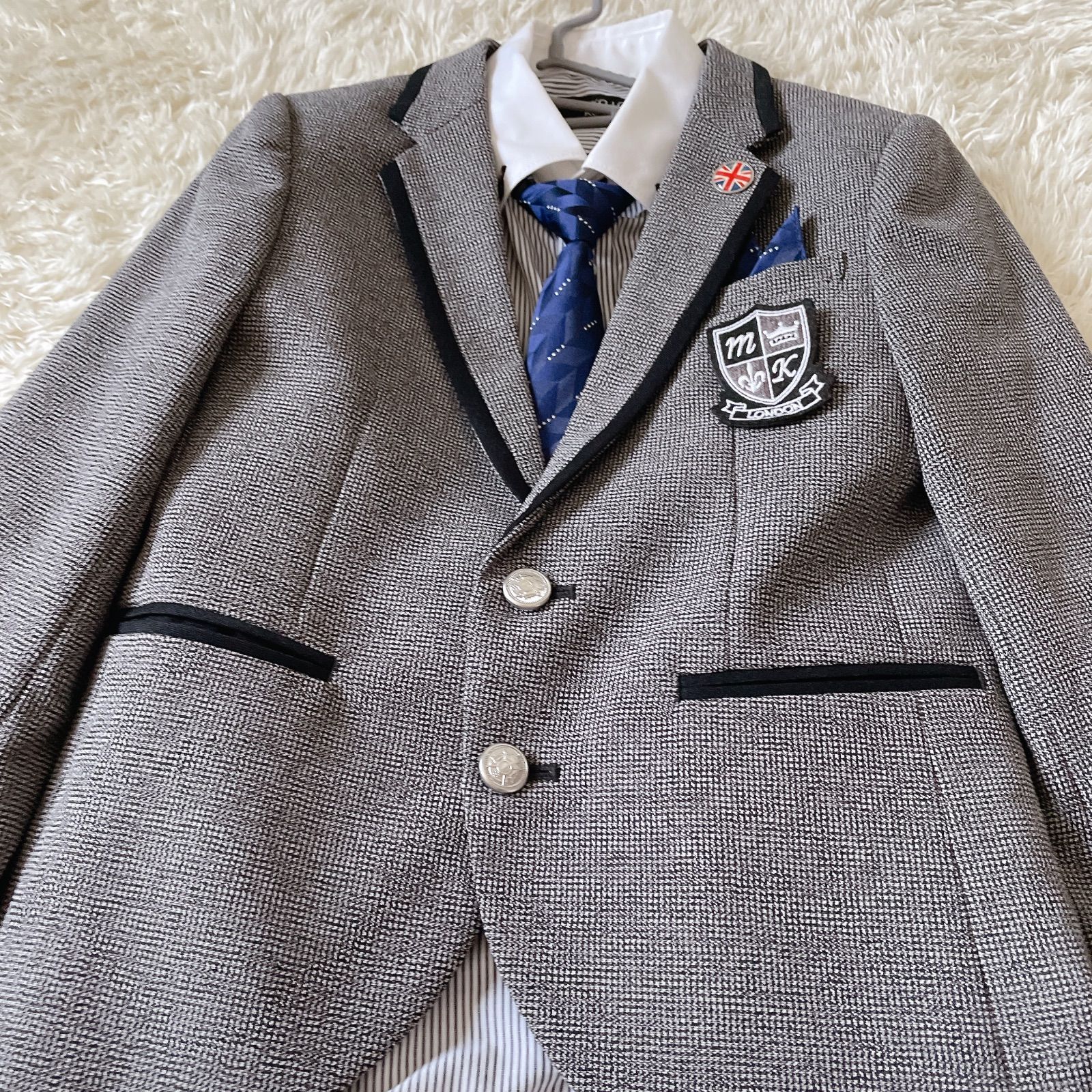 ミチコロンドン 男の子 フォーマル 120 セットアップ 7点 グレン