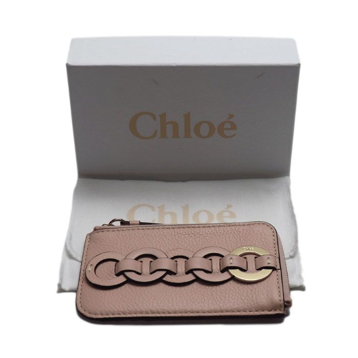 Chloe クロエ フラグメントケース カードケース ダリル ピンク