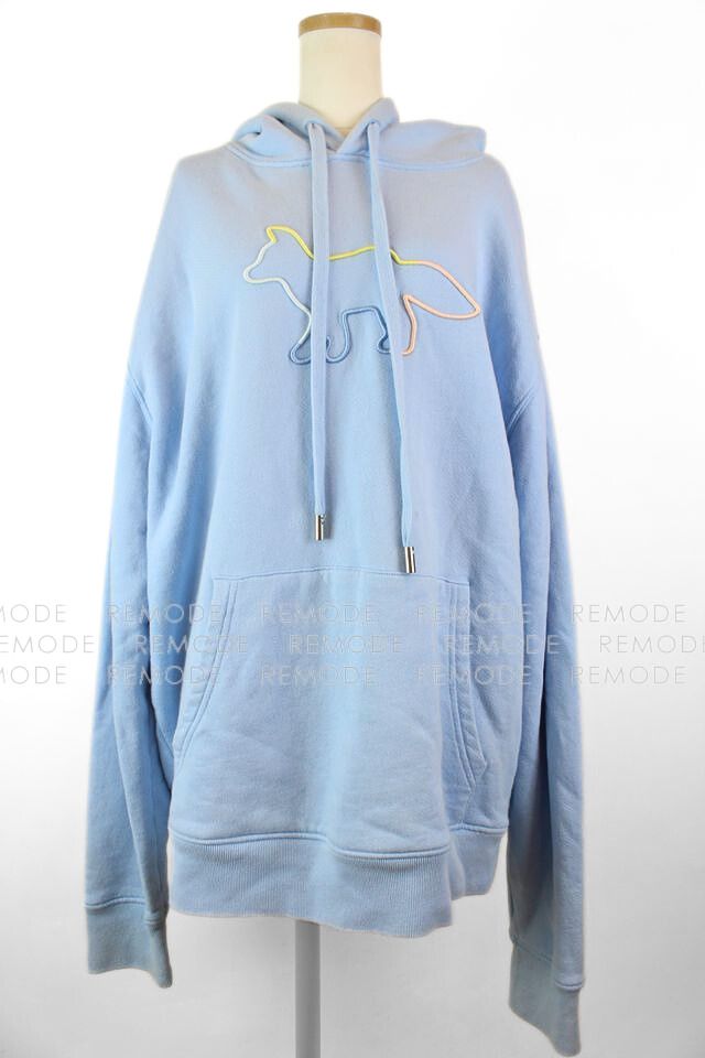 Maison Kitsune｜レインボーフォックス 刺繍フーディ