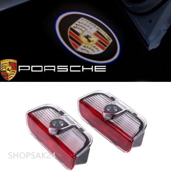Porsche ポルシェ LED ロゴ プロジェクター ドア カーテシ