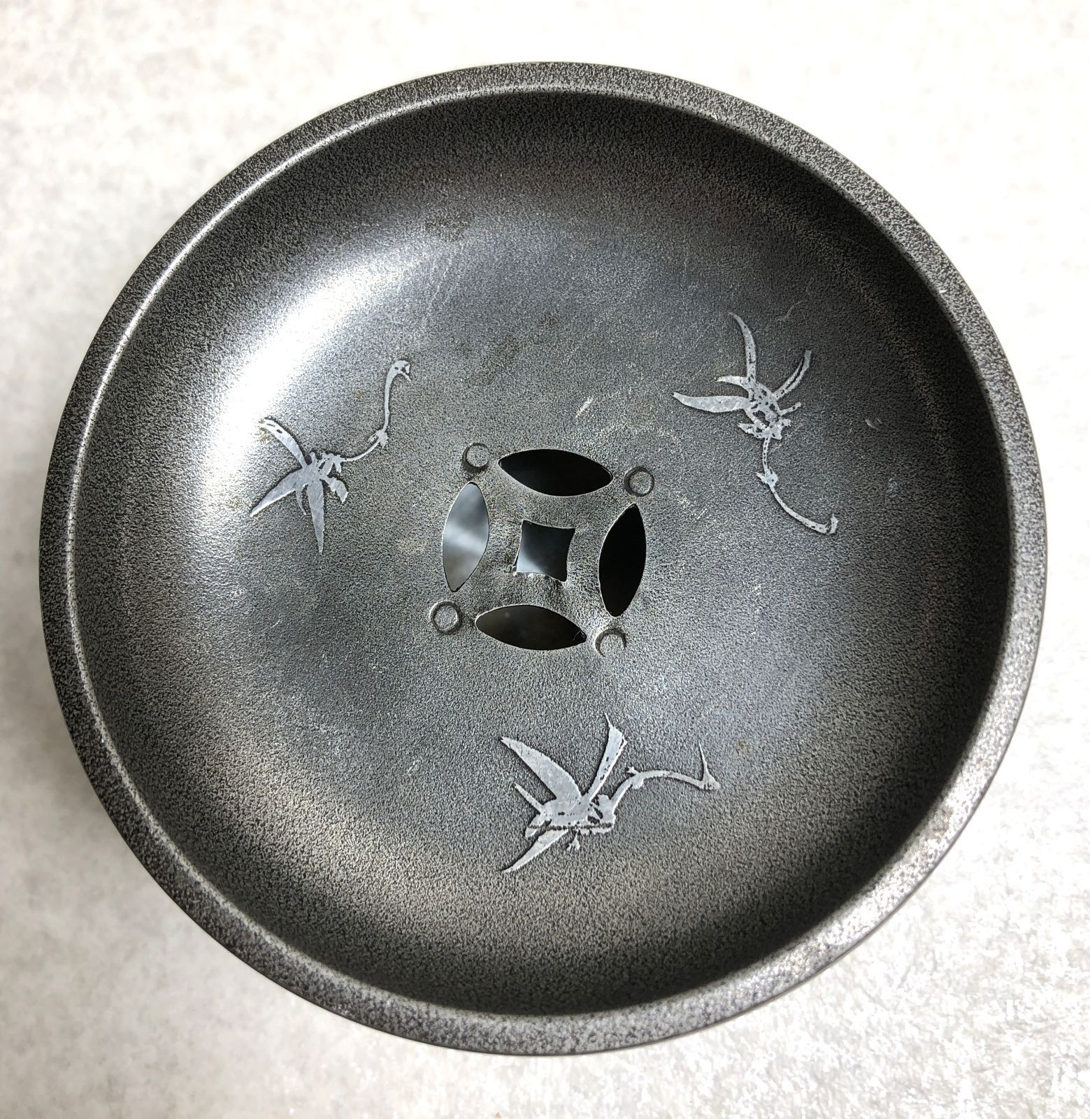 DH986】間村自造 茶こぼし 錫製 茶道具 - メルカリ