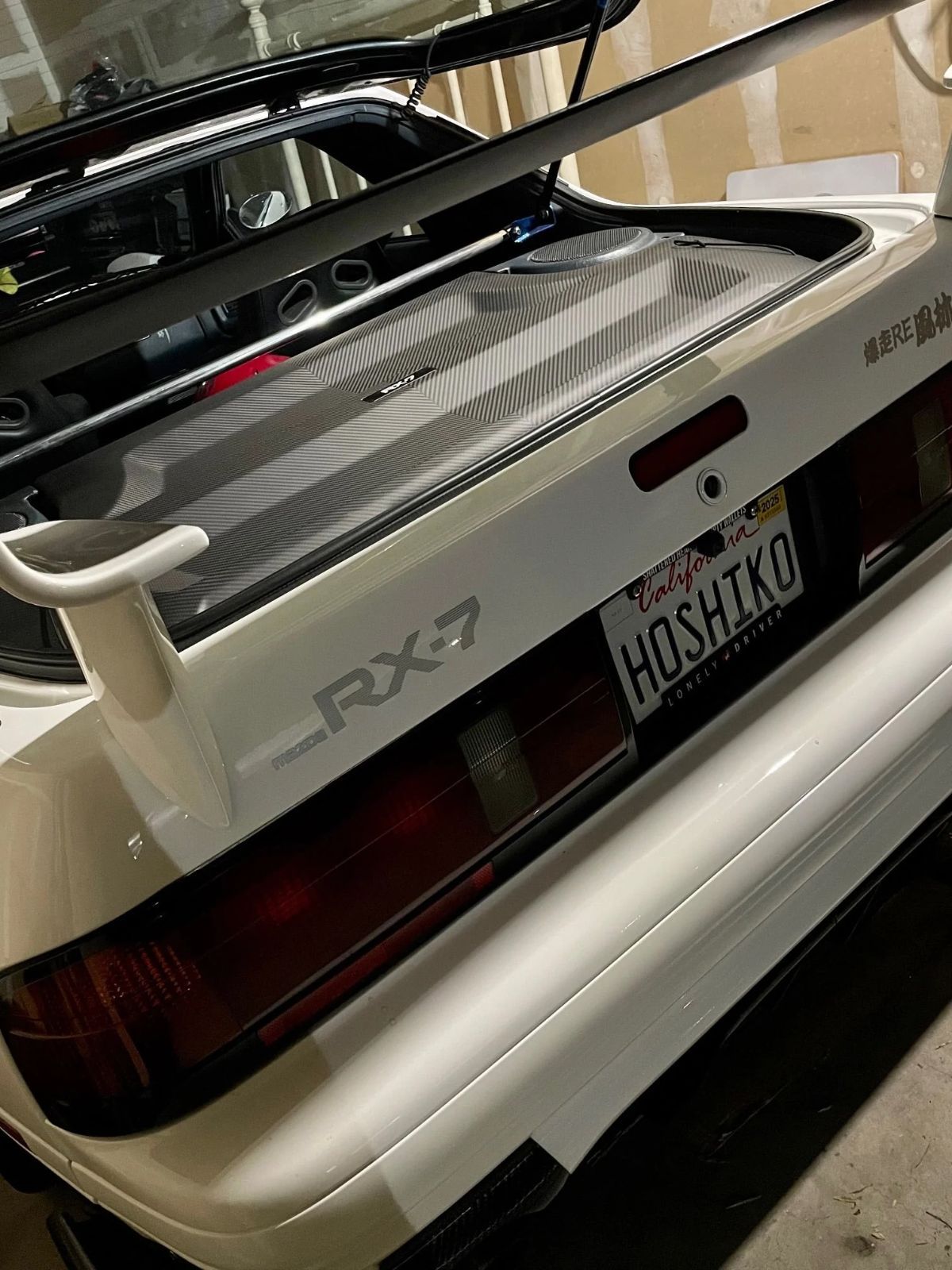 PROTOKRAFT FC3S RX7 1985-1992 ドライカーボンプライバシーカバー 平織 綾織 グロス サテン