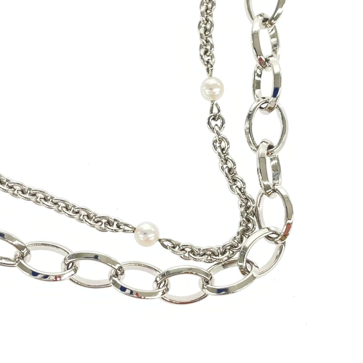 商談中【美品】ペルリータミキモト　シルバーブレスレット MIKIMOTO ミキモト ブレスレット シルバー パール レディース