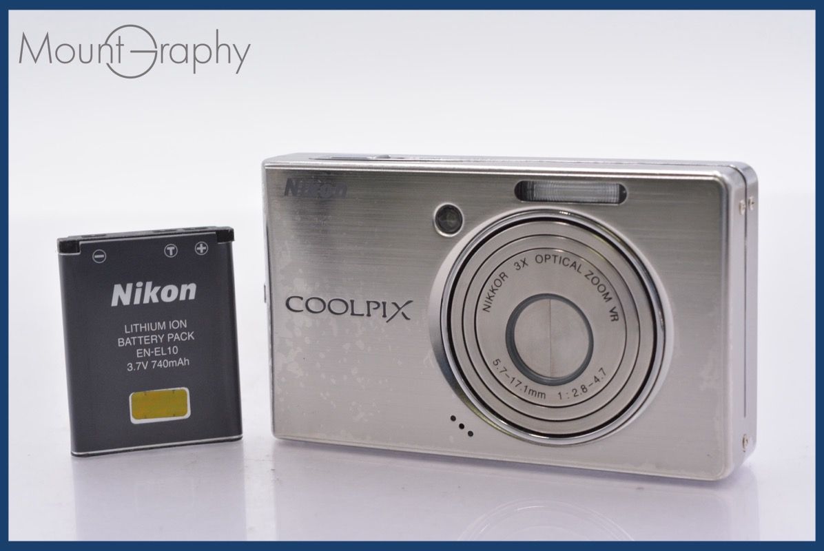 ☆良品☆ ニコン Nikon COOLPIX S510 3x バッテリー付属 ☆完動☆同梱 