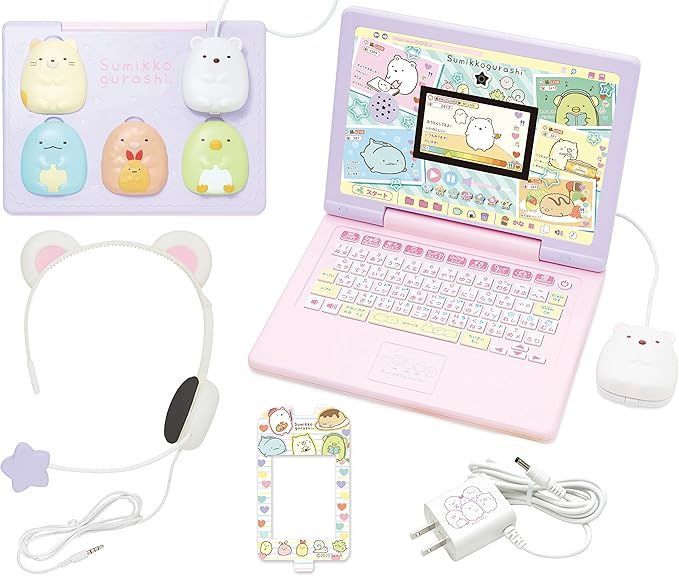 ヘッドセットではいしん カメラもＩＮ マウスできせかえ すみっコぐらしパソコン MYLIVE セガフェイブ 誕生日 クリスマス 新入学 プレゼント に 子供用 パソコン おもちゃ