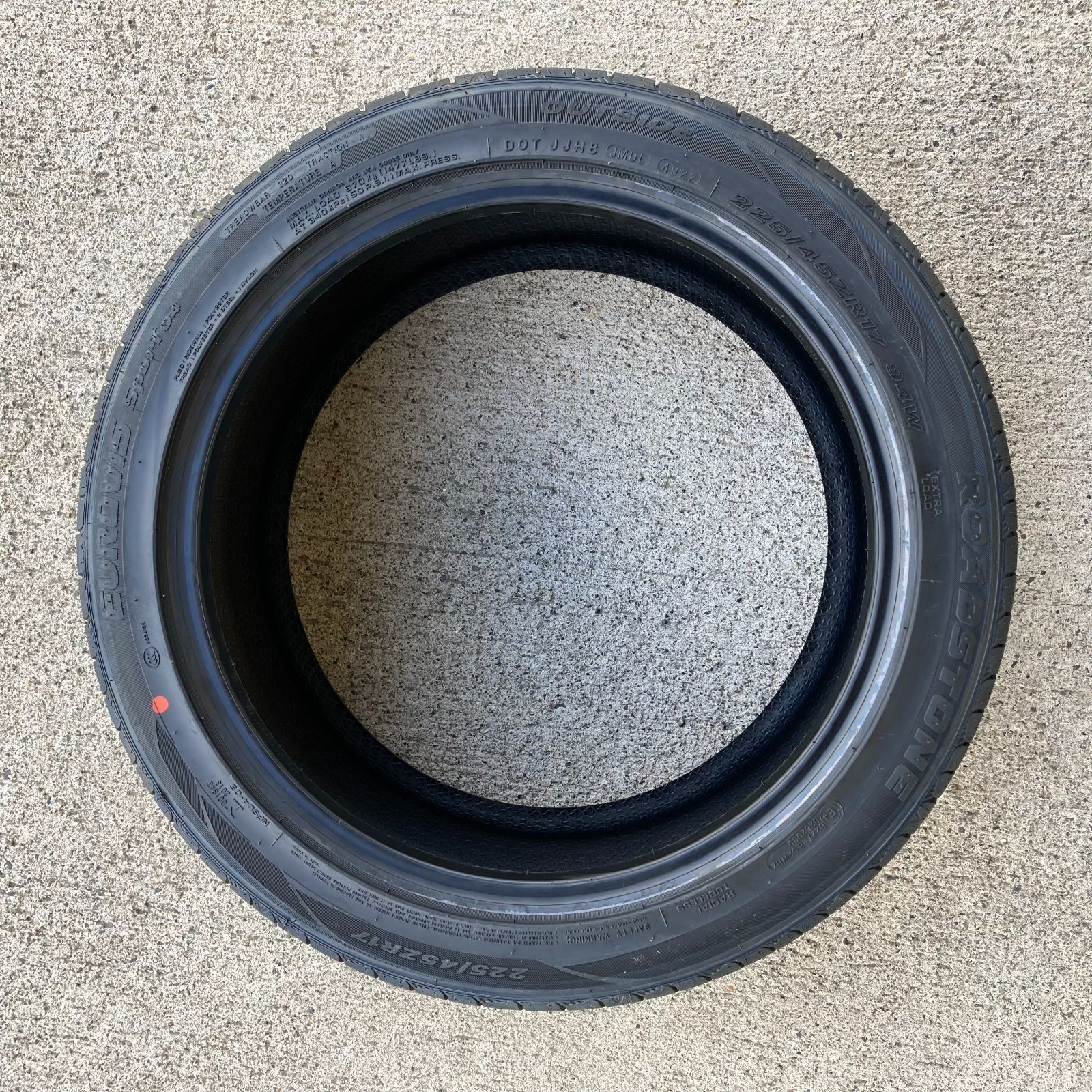 新品 サマータイヤ 4本セット 225/45R17 ロードストーン ユーロビス 