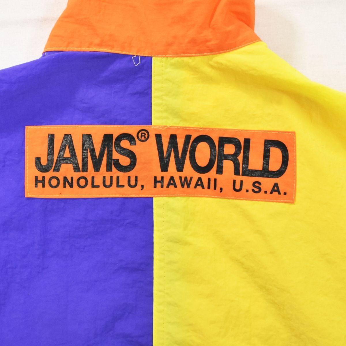 90s JAMS WORLD ジャムズワールド ナイロンジャケット USA製 80s90sヴィンテージ USA製 ジャムズ ワールド JAMS WORLD カラー