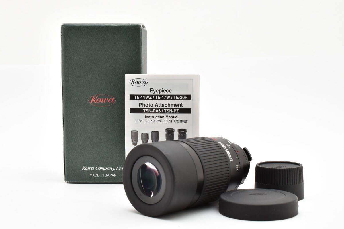 上品 コーワ Kowa TE-11WZ PROMINAR 25-60x Wide Zoom Eyepiece 元 き T44＃4628