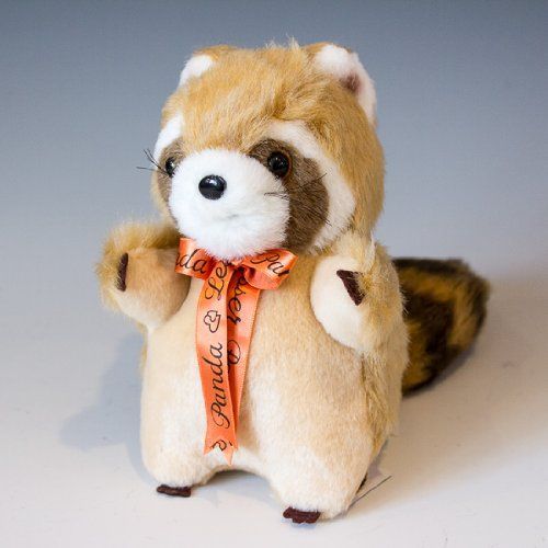 人気商品】茶 S ぬいぐるみ レッサーパンダ 15806 たけのこ - メルカリ