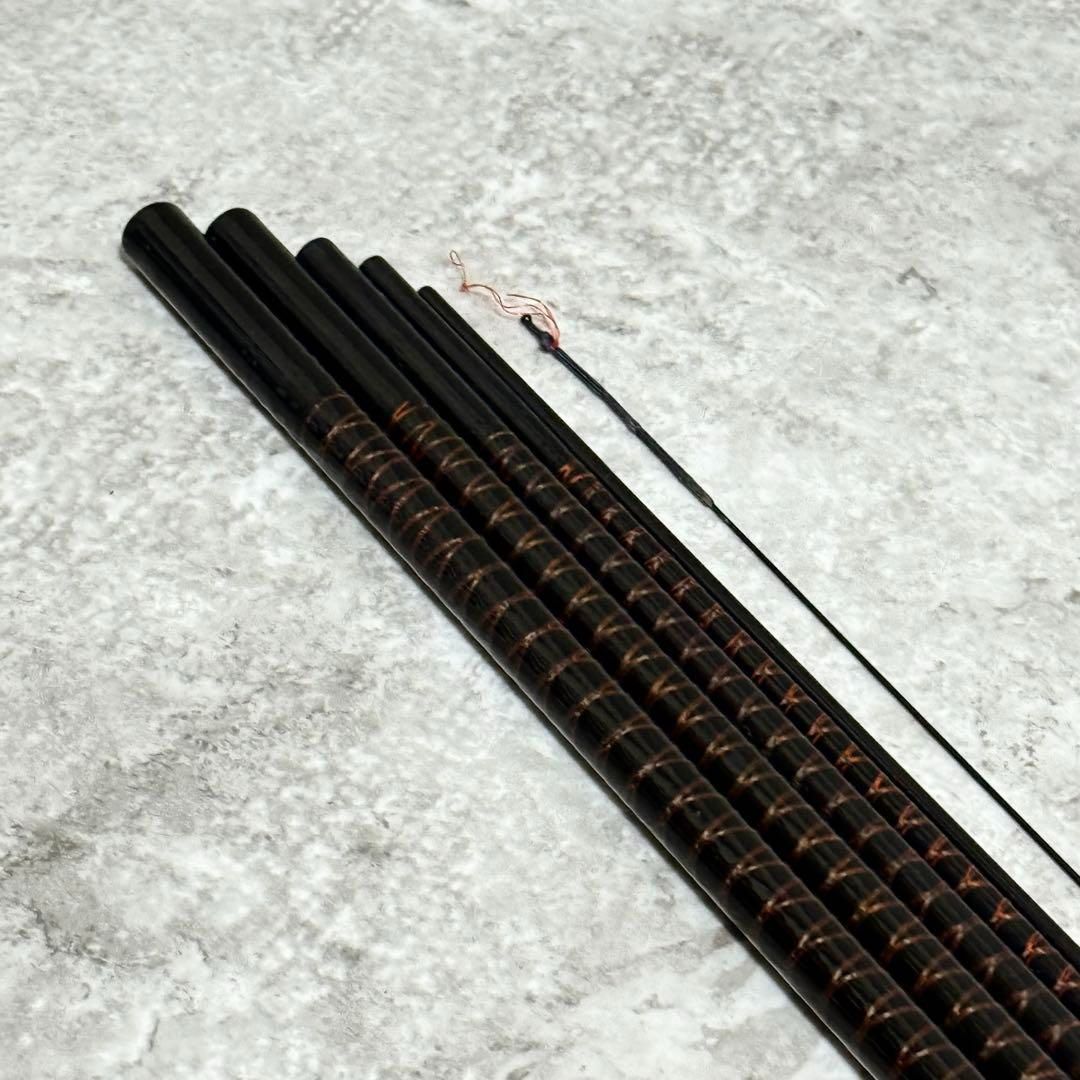 シマノ ヘラブナ竿 朱紋峰 17尺/SHIMANO シマノ 朱紋峰 飛造り 十七 SHIMANO 17尺 5本継 和竿 ヘラブナ竿