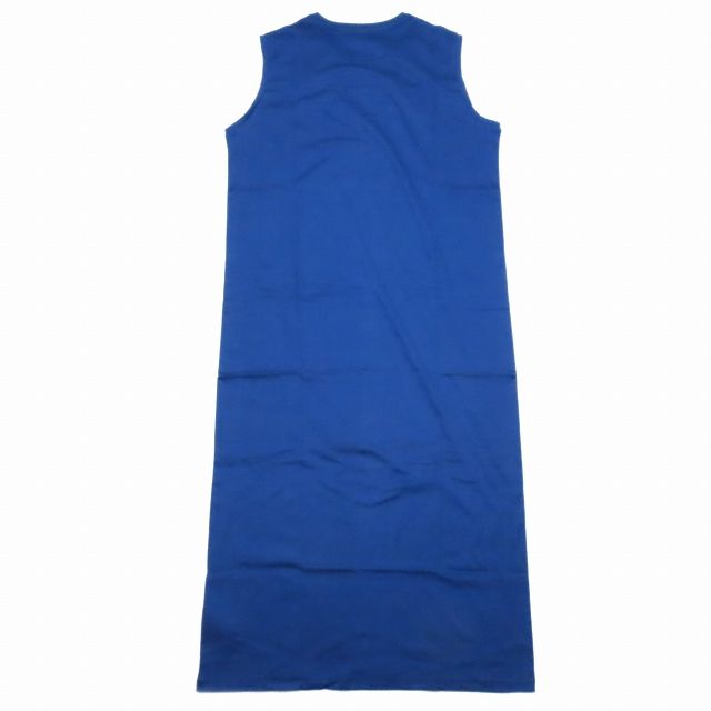 20SS エイトン ATON SUVIN 60/2 SLEEVELESS DRESS ノースリーブ ワンピース ドレス ロング カットソー 2  ブルー/5 レディース - メルカリ