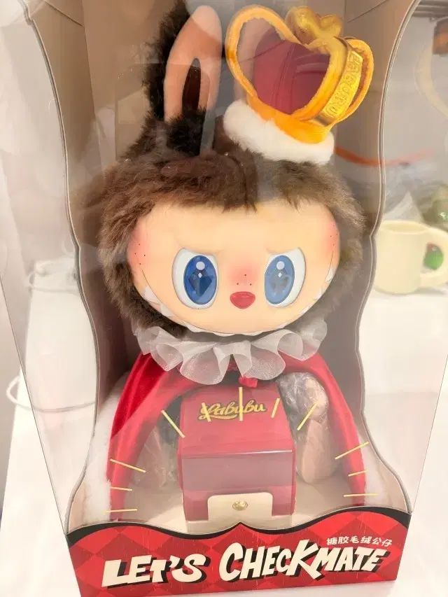 ポップマート 購入) Labubu(ラブブ） チェックメイト 人形 未